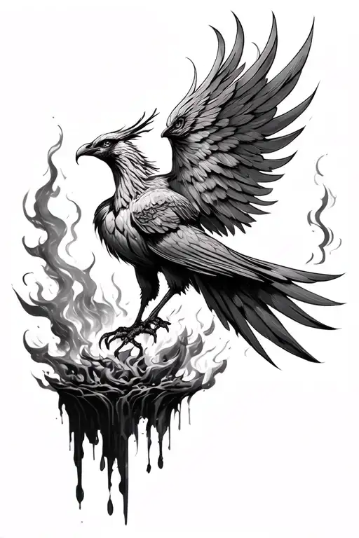Phoenix Rising From The Ashes