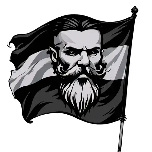 Black Beard Flag