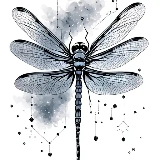 Pisces Constellation Dragonfly