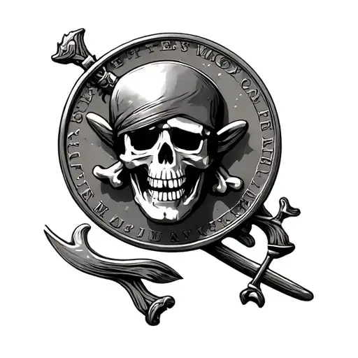 70K On A Coin Pirate Style