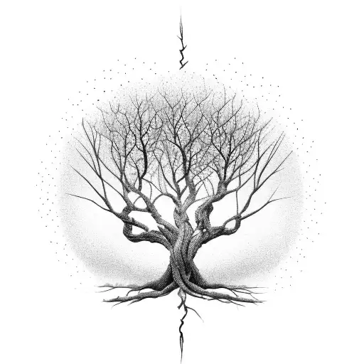 A Tree Of Peace Growing Out Of A Philosophical Book