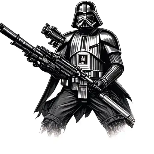 On The Chest Of The Battle Of Star Wars