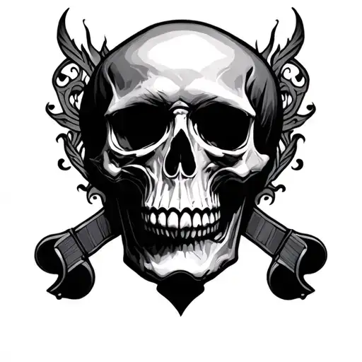 Skull Tattoo Design