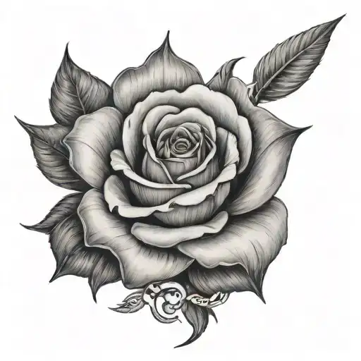 Rose With The Name Reina In It With The Armor