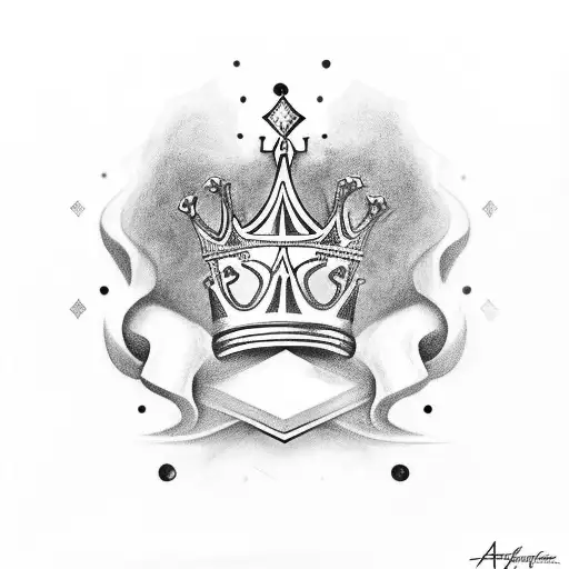 King Crown With The Name Alex Under It