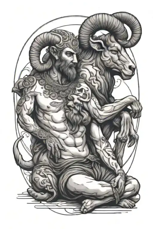 Aries And Adi Yogi Sitting