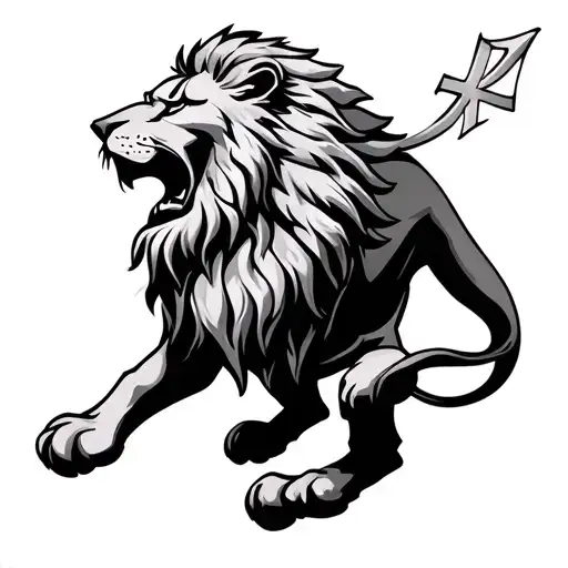 Lion And Knights Templar