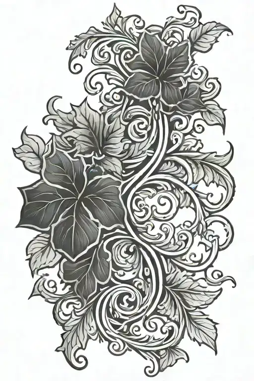 Vine Filler Background