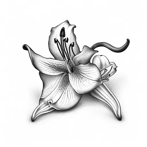 Chili Pepper White Lily