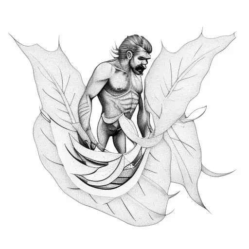 Half-merman Half-monstera Plant