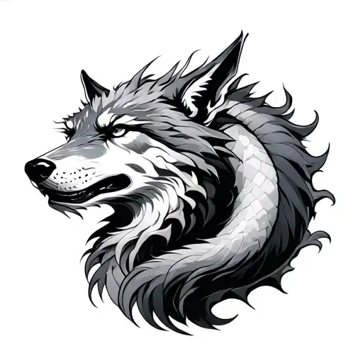 Wolf And Dragon
