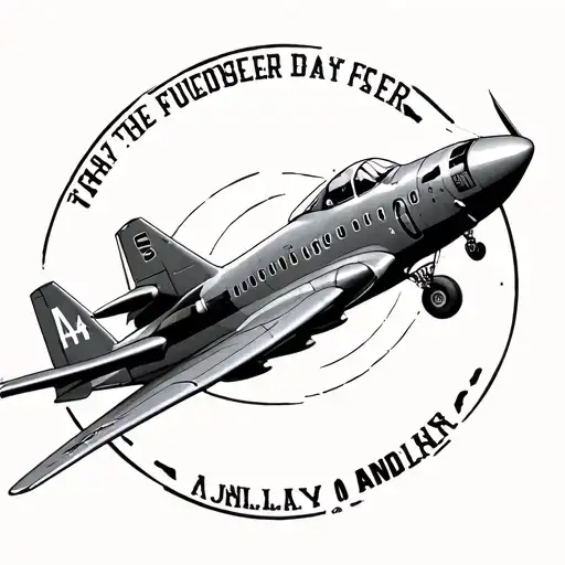 Airplane And The Number 41