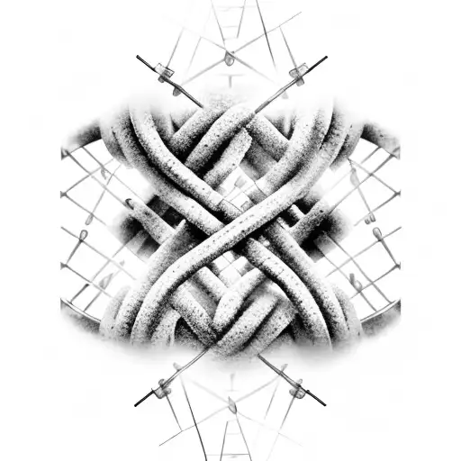 A Dna Double Helix Intertwined With Tire Tracks