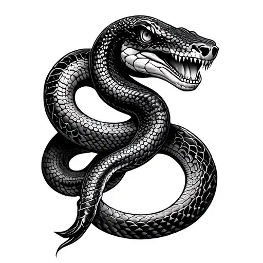 Black Snake Egypt Style