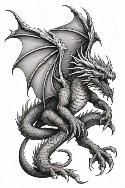 Dragon With Wings