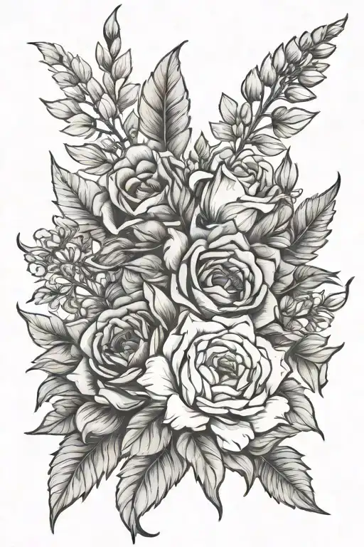 Birth Flower Bouquet