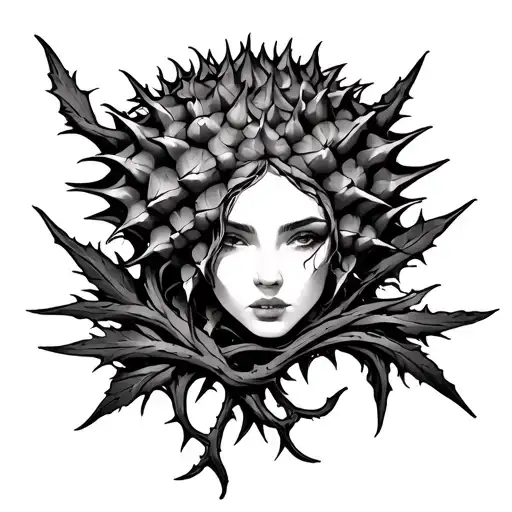 Prickly Vine Around The Neck