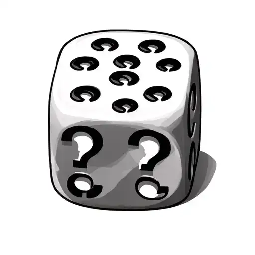 Dice With Question Marks