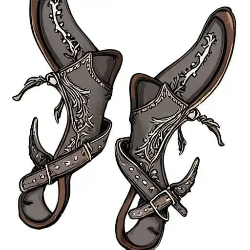 A Pair Of Western Spurs