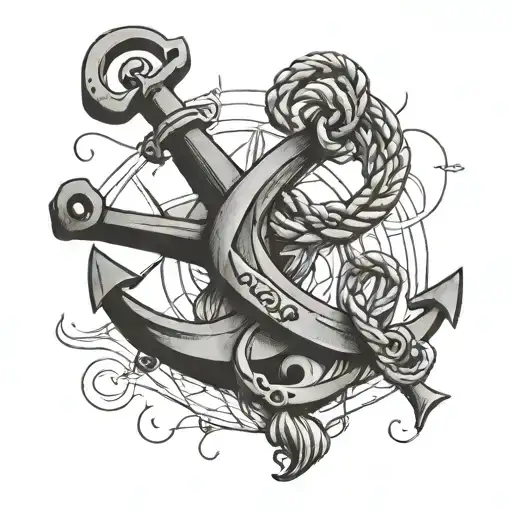 Nautical Elements Like Anchors