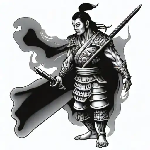 Japanese Warrior Standing