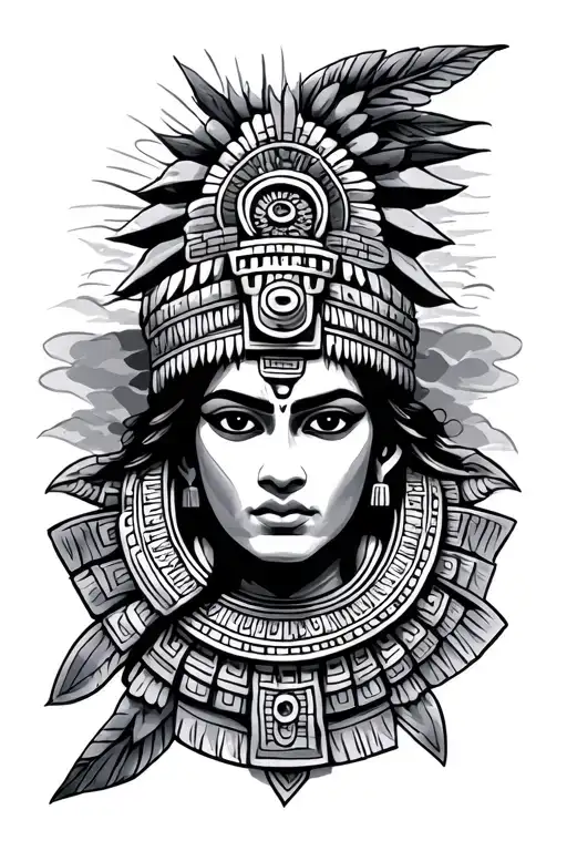 Mayan Calenar And Wrist Band