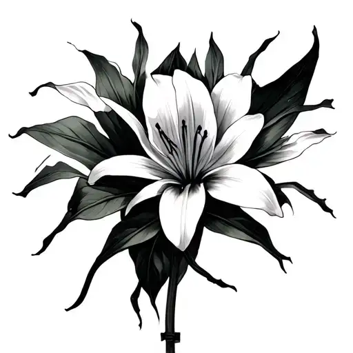 Ken Kaneki With Spider Lily