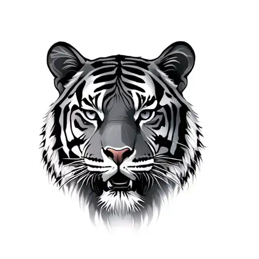 Black And Grey Tiger