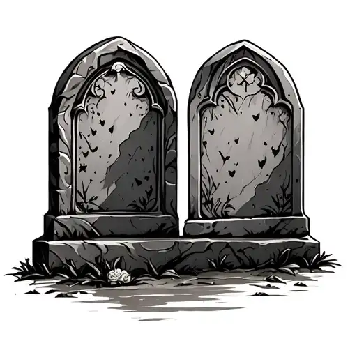 Twin Grave Stone