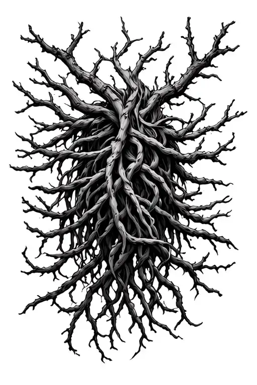 Manwillow Tree Branch Intertwined Dreads