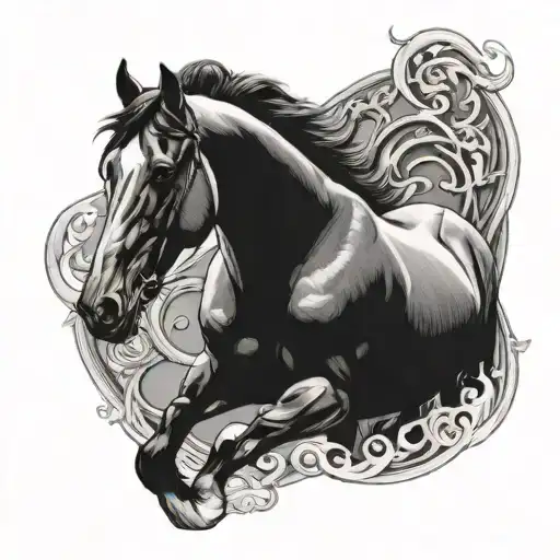 Ferrari Horse Tatoo