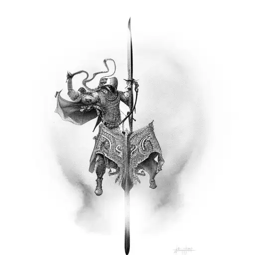 Egal Standing On A Sword