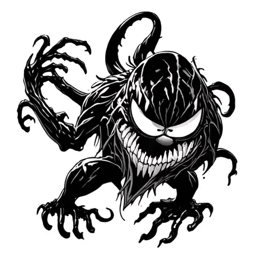 Garfield And Venom Carnage