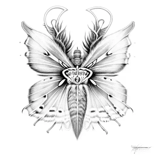 Cyber Sigilism Death Moth