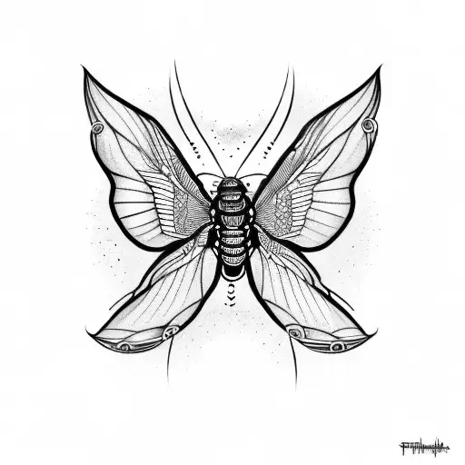 Three Fireflies With Mayan Design