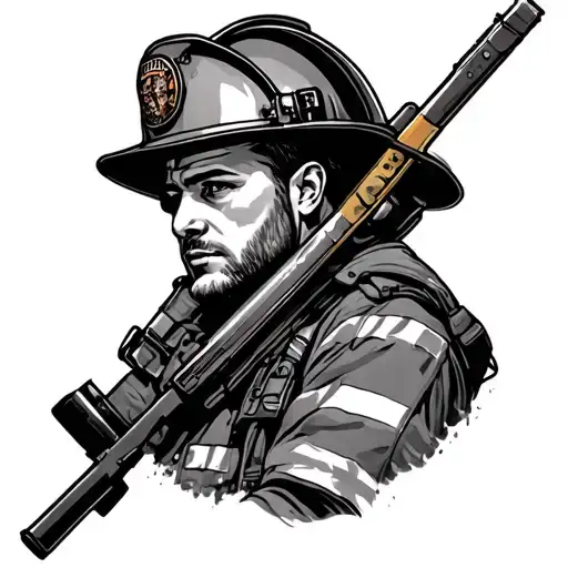 Combined Firefighter And Criminalist