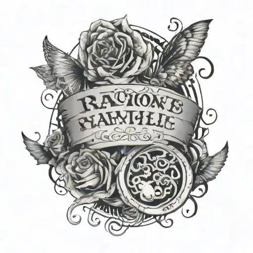 Three Kids Names Incorporated Into The Design