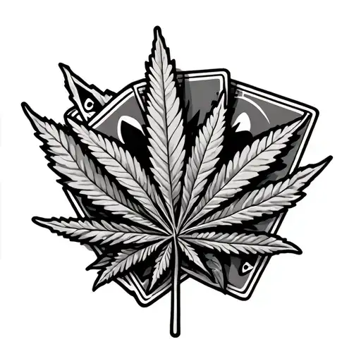 Gambling And Weed Leaf Morphing