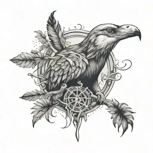 A Unique Tattoo Combining Your Favorite Vape With Elements Of Nature And Animals