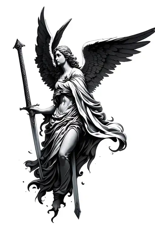 Guardian Angel With A Sword