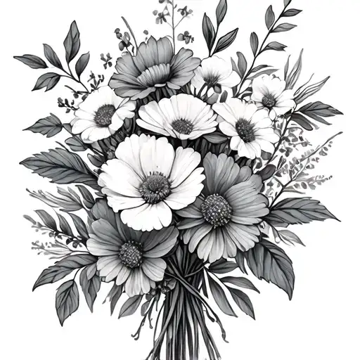 Birth Flower Bouquet