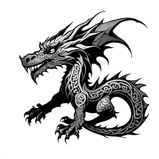 Ancient Celtic Dragon