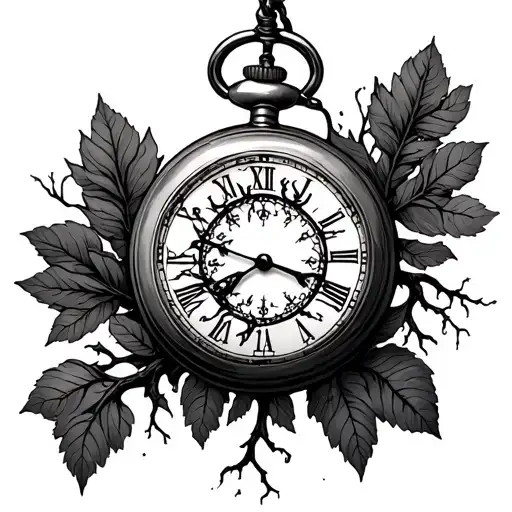Pocket Watch Roots Tree