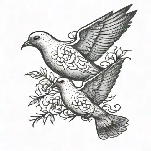 Doves And Script