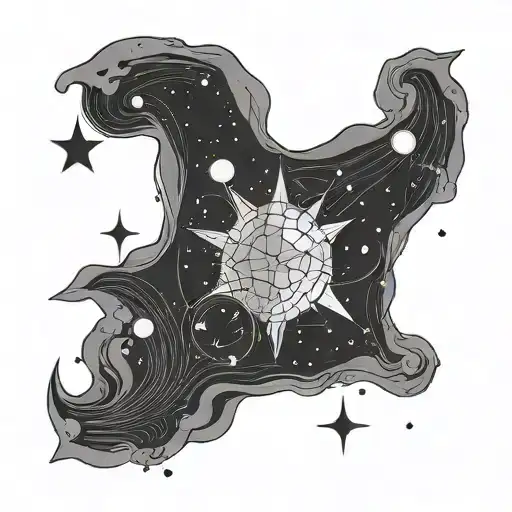 Constellation And Moon