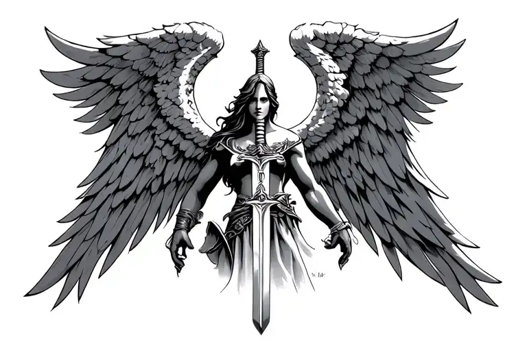 Arch Angel With Sword