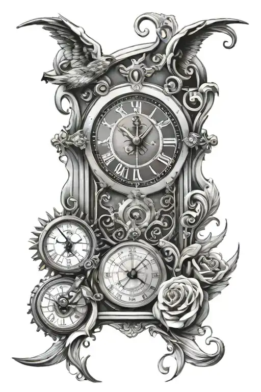 Annubis And Time Clock