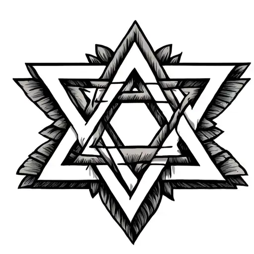 Star Of David With Chai