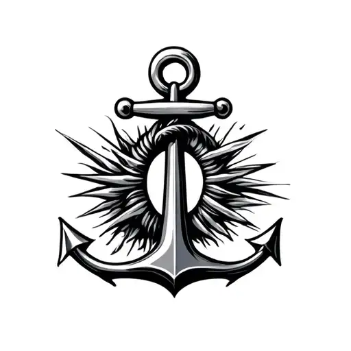 Anchor Nautical Letter