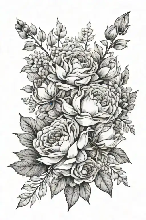 Birth Flower Bouquet